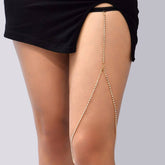 Arzonai sexy bling shiny rhinestone leg chain